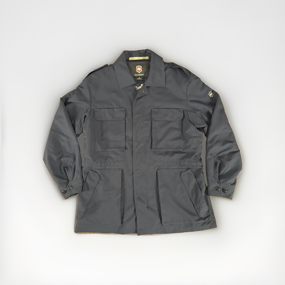 Victorinox Men's Swiss Army Technical Field Jacket Size XL Navy Blue Polyester